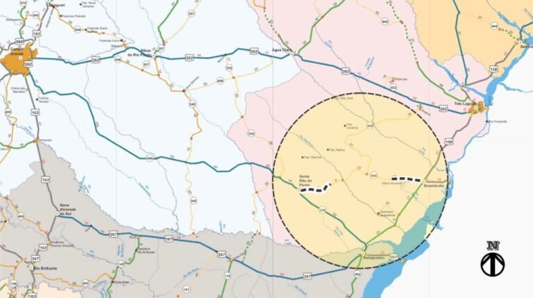 Pavimentação da MS-040 entre Santa Rita e Brasilândia promete impulsionar a economia regional