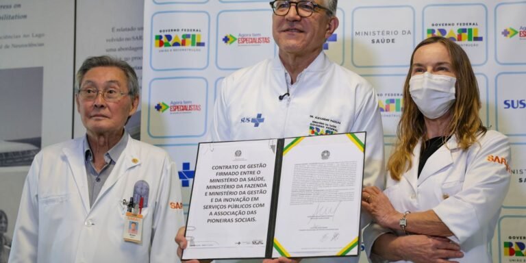 Ministério da Saúde renova contrato de R$ 7,5 bilhões com a Rede Sarah