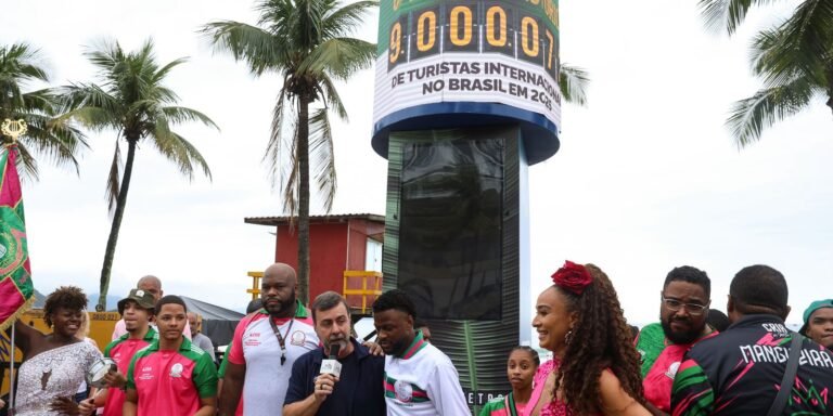 Brasil registra recorde e recebe 9 milhões de turistas internacionais em 2025