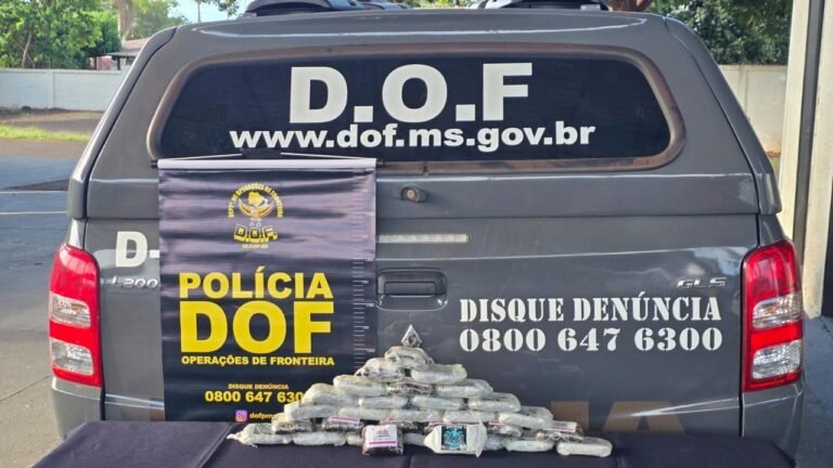 DOF prende mulher com droga avaliada em cerca de R$ 220 mil oculta no corpo