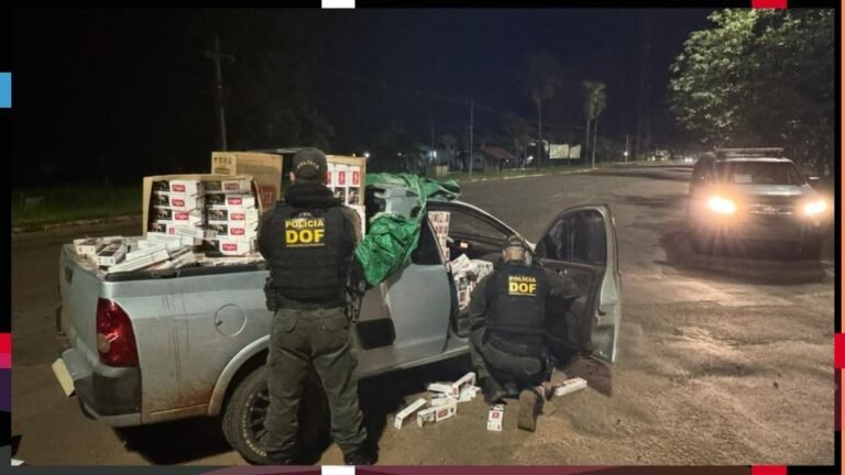 Vídeo: DOF apreende Montana carregada com 2 mil pacotes de cigarros contrabandeados