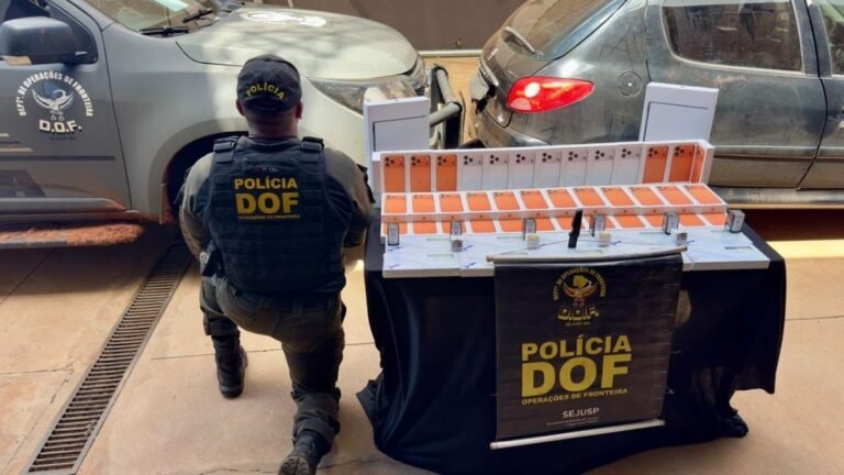 DOF apreende mais de R$ 500 mil em celulares e canetas para emagrecer