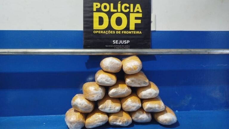DOF apreende adolescente que seguia com droga de Coronel Sapucaia para Dourados