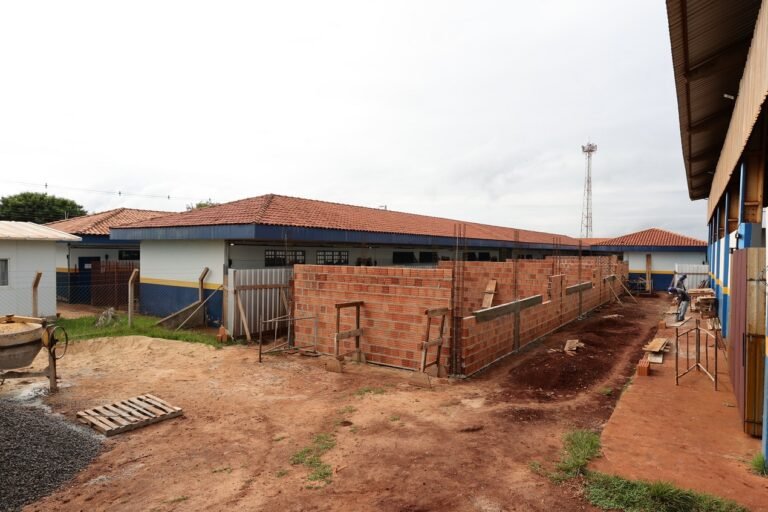 Prefeitura avança com obra de novas salas de aula no Jardim Guaicurus
