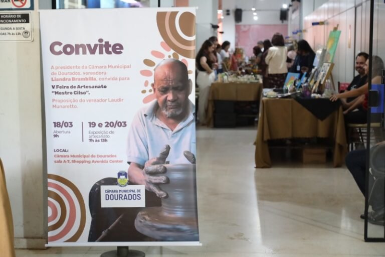 5ª Feira de Artesanato expõe talentos na Câmara de Dourados