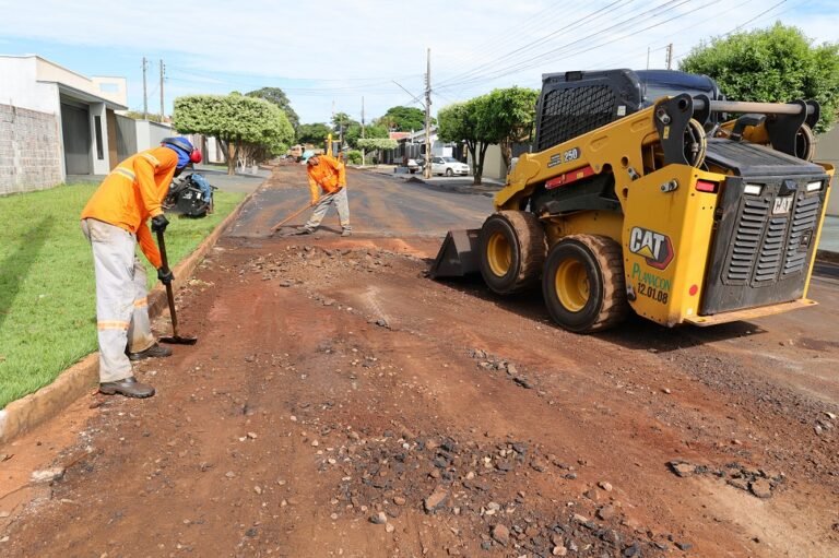 Prefeitura avança com operação tapa-buracos no Jardim Maracanã e mais 4 bairros 