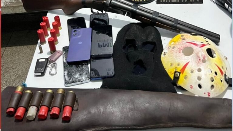 Homem é preso pela PM por porte de arma após tentativa de sequestro