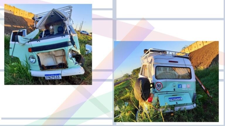 Casal morre em acidente entre Kombi e carreta na BR-163 entre Dourados e Caarapó