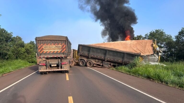 Ação de delegado evita morte em acidente na BR-262 próximo a Água Clara (vídeos)