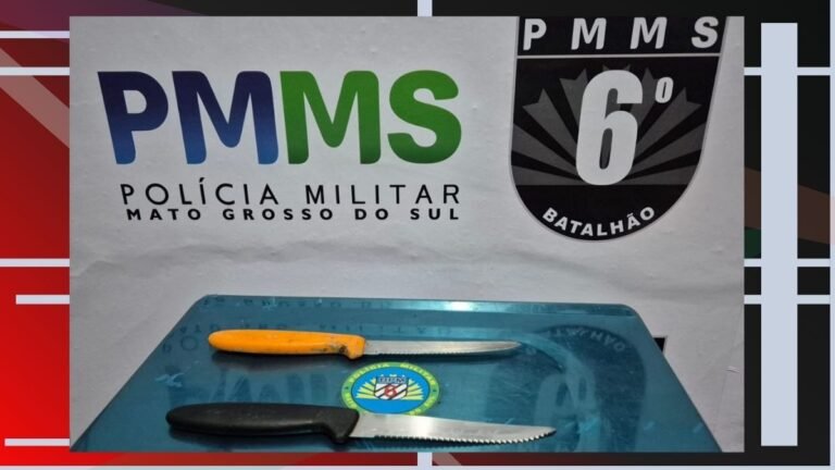 Homem é preso após agredir a esposa e tentar matar a própria mãe a facadas