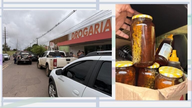 Polícia Civil e IAGRO apreendem carga de 250 kg de mel sem procedência e em situação irregular