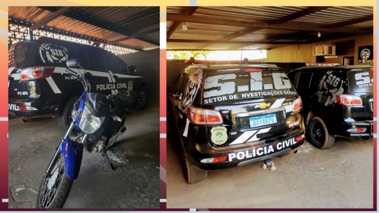 Polícia Civil apreende motocicleta com identificação adulterada e aponta dois suspeitos de furto