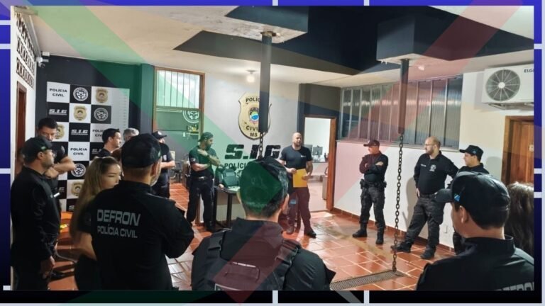 Polícia Civil cumpre mandados de busca e apreensão em MS, SP e SC durante operação conjunta que investiga organização criminosa