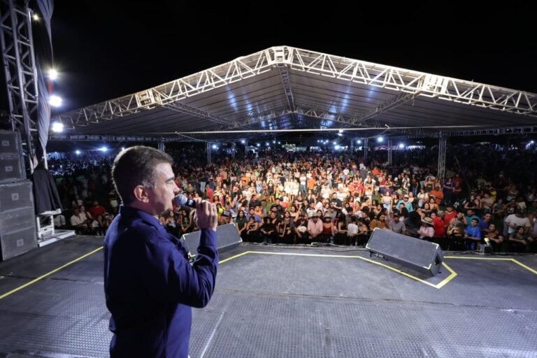 Com público recorde, Marçal abre 2ª Festa da Páscoa e destaca parcerias por Dourados  