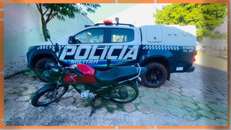 Polícia Militar recupera motocicleta furtada após denúncia nas redes sociais