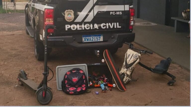 Polícia Civil identifica crianças envolvidas em furto a residência no último domingo