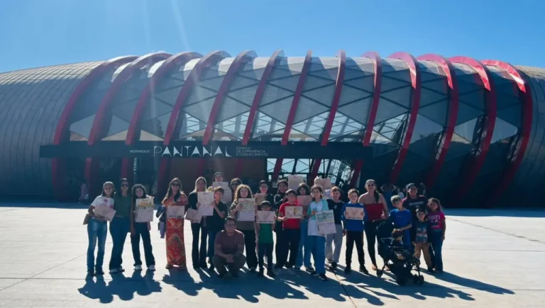 Vencedores do Concurso de Desenhos 2025 visitam o Bioparque Pantanal
