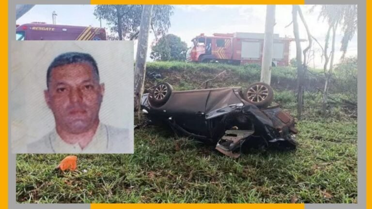 Corolla capota, atinge eucalipto e motorista morre na BR-376 entre Fátima do Sul e Dourados