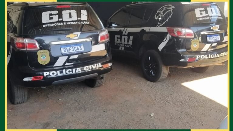 Polícia Civil prende dois homens com mandados de prisão em aberto em Dois Irmãos do Buriti